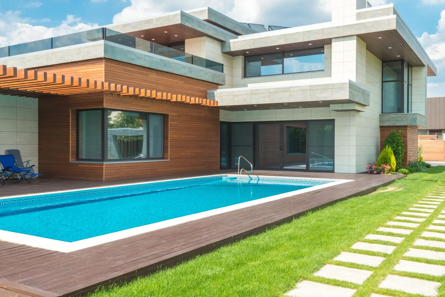 Swimming pool built in Wandsworth, NSW